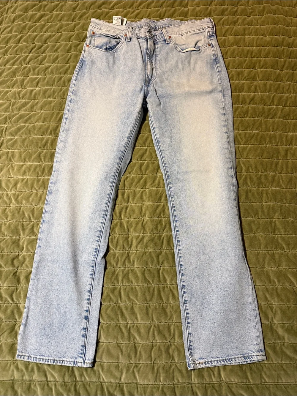 Levi's Men's 514 26x32 Light Wash Blue Jeans